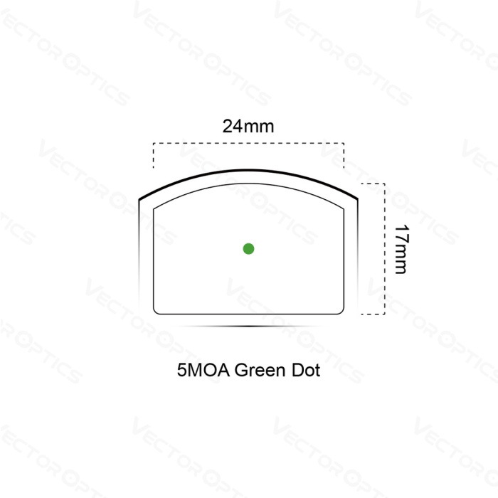 Zestaw Vector Optics Pryzmat Paragon 4×24 Mini Prism & Kolimator 1×17×24 Green Dot (VOGP-01)